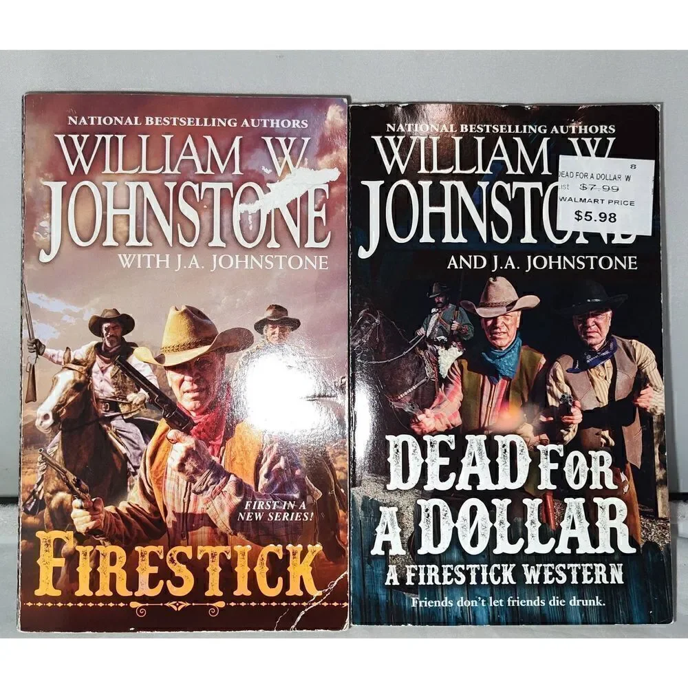 FIRESTICK SERIES WESTERNS by William W Johnstone 2/4 books